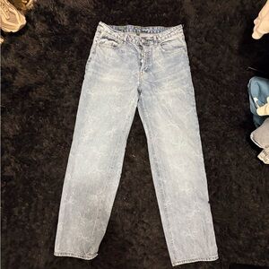 Wild Fable High-Rise Straight Bow Jeans